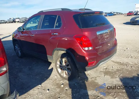 2017 Chevrolet Trax Premier из США, поврежденный, VIN 3GNCJRSB1HL197697